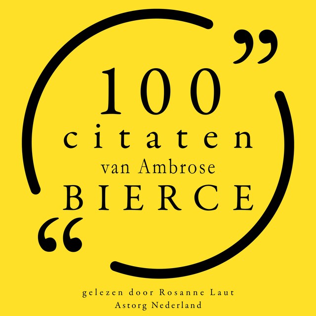 Buchcover für 100 citaten van Ambrose Bierce