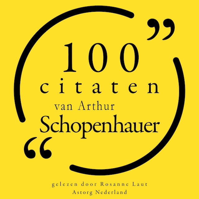 Bokomslag for 100 citaten van Arthur Schopenhauer