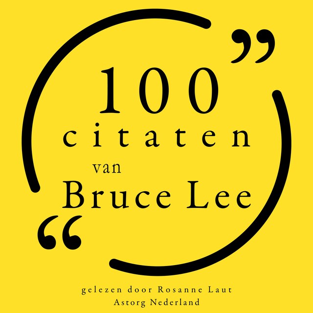 Boekomslag van 100 citaten van Bruce Lee