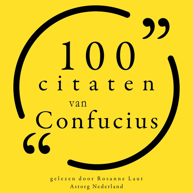 Boekomslag van 100 citaten van Confucius