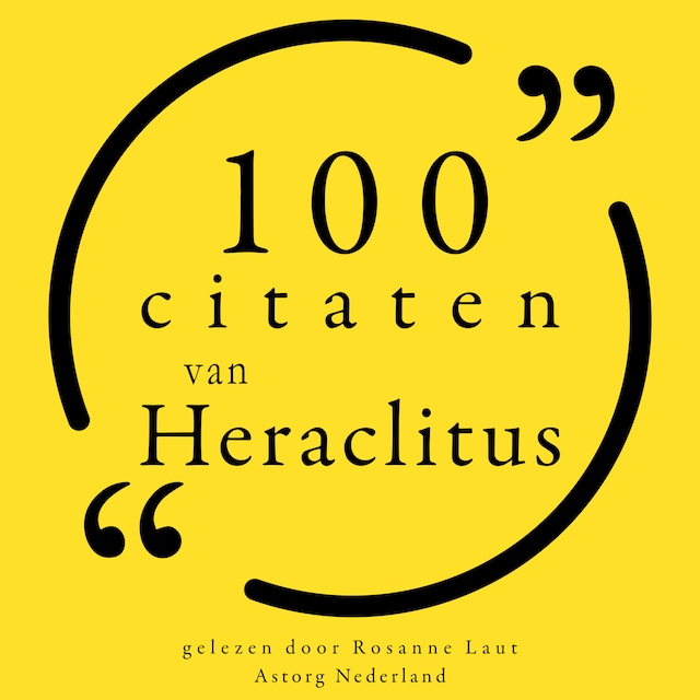 Book cover for 100 citaten van Heraclitus