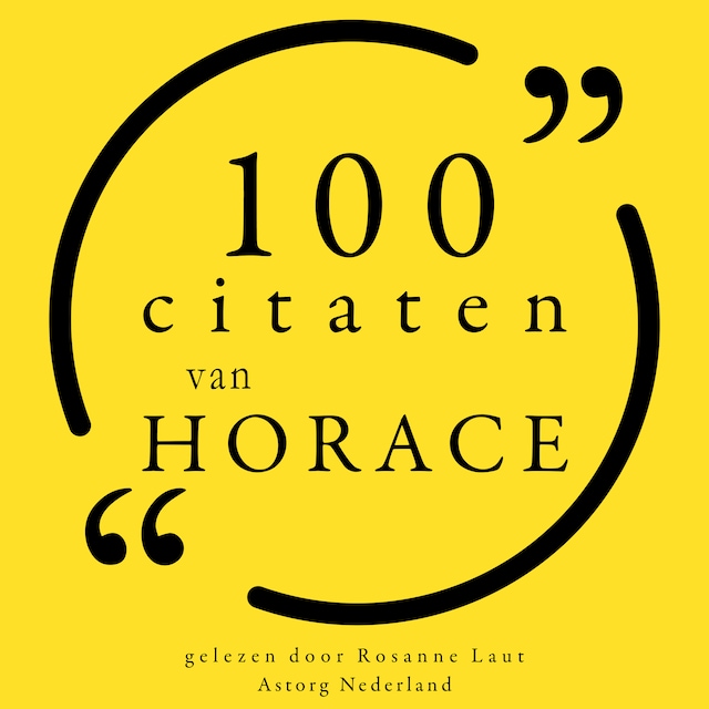 Portada de libro para 100 citaten van Horace