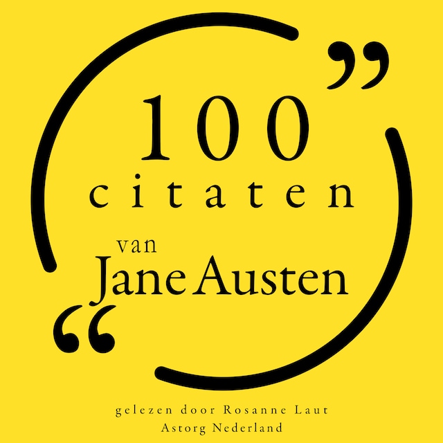 Book cover for 100 citaten van Jane Austen