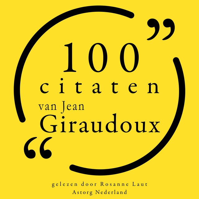 Boekomslag van 100 citaten van Jean Giraudoux