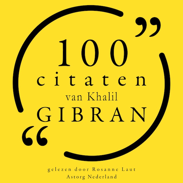 Buchcover für 100 citaten van Khalil Gibran