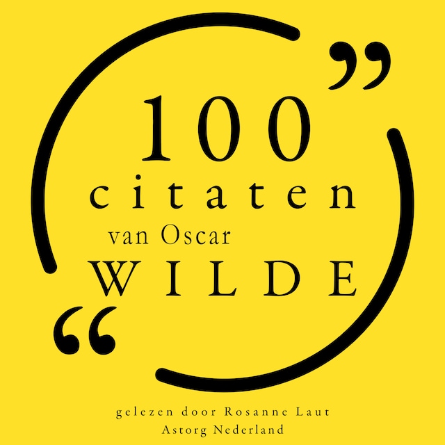 Bogomslag for 100 citaten van Oscar Wilde
