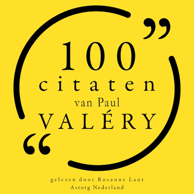 Kirjankansi teokselle 100 citaten van Paul Valery