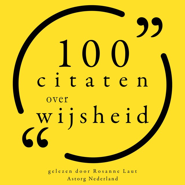 Kirjankansi teokselle 100 citaten over wijsheid