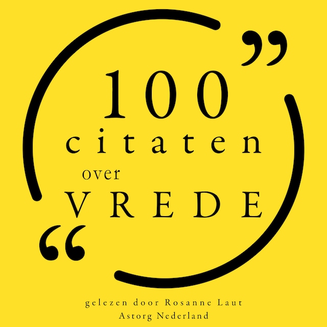 Book cover for 100 Citaten over Vrede