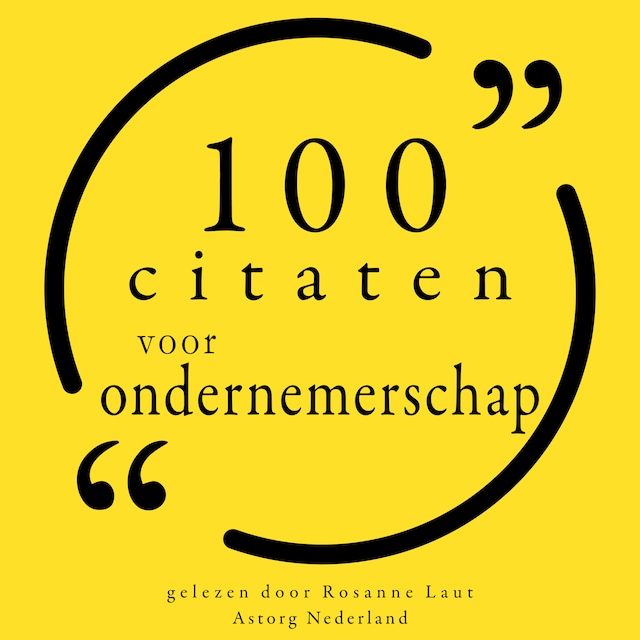 Book cover for 100 citaten voor ondernemerschap