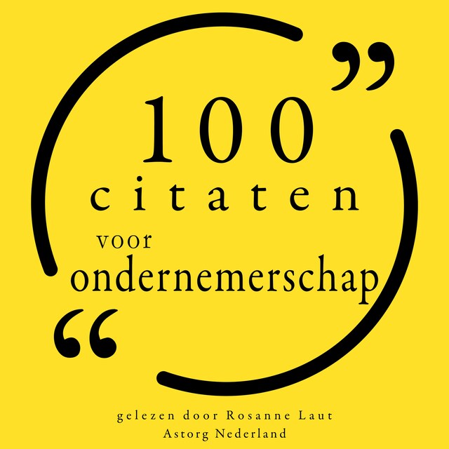 Book cover for 100 citaten voor ondernemerschap