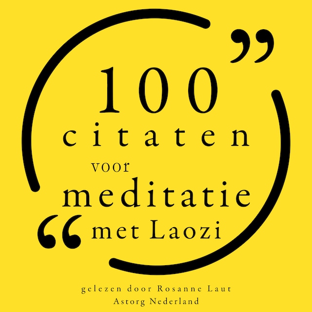 Couverture de livre pour 100 Citaten voor Meditatie met Lao Tzu