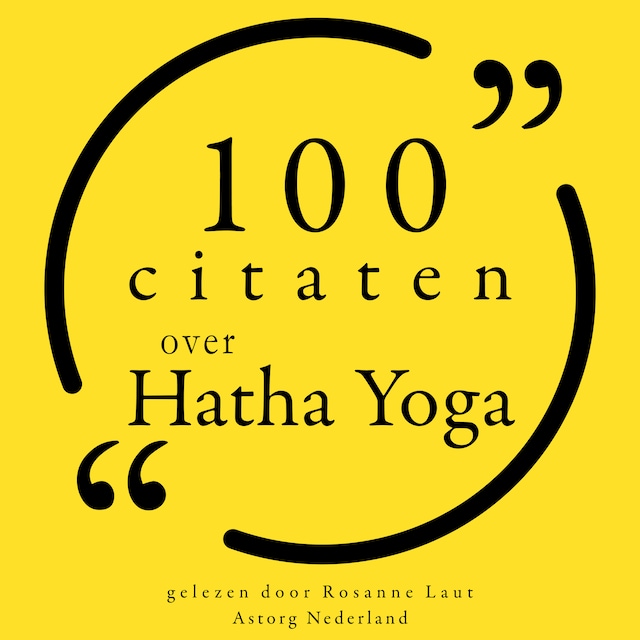 Book cover for 100 citaten over Hatha Yoga
