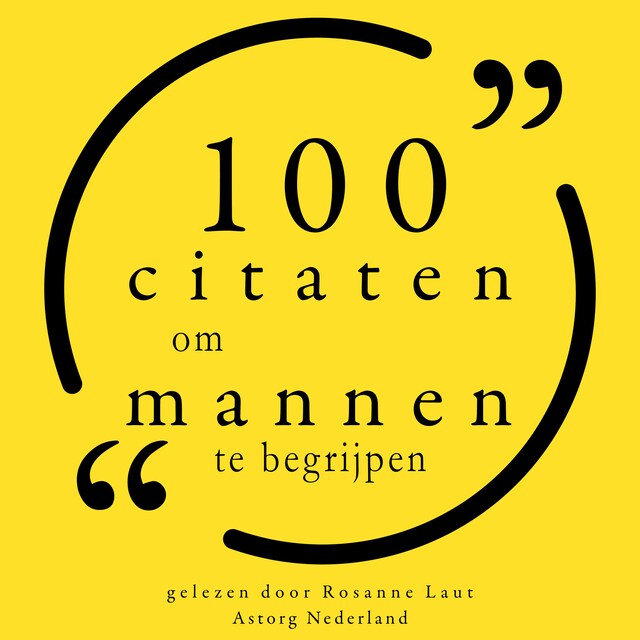 Book cover for 100 citaten om mannen te begrijpen