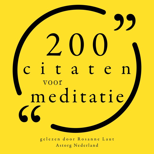 Couverture de livre pour 200 citaten voor meditatie