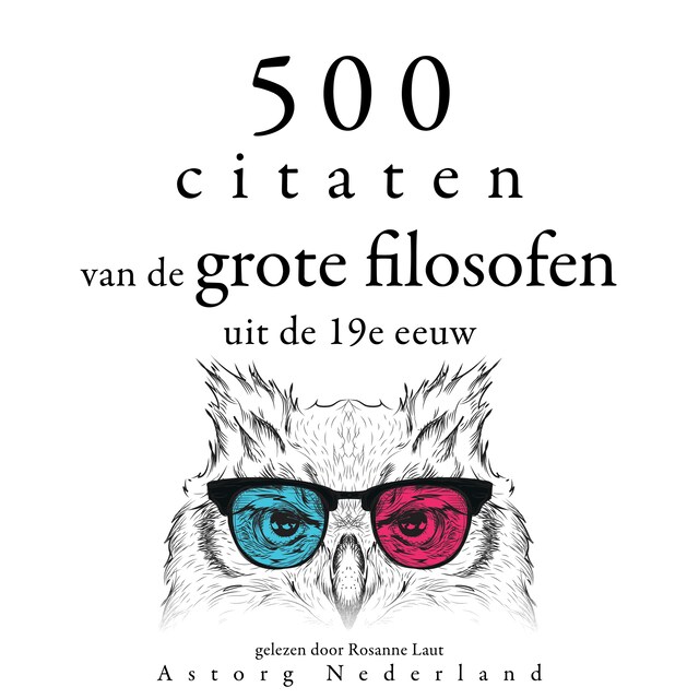 Copertina del libro per 500 citaten van de grote filosofen uit de 19e eeuw