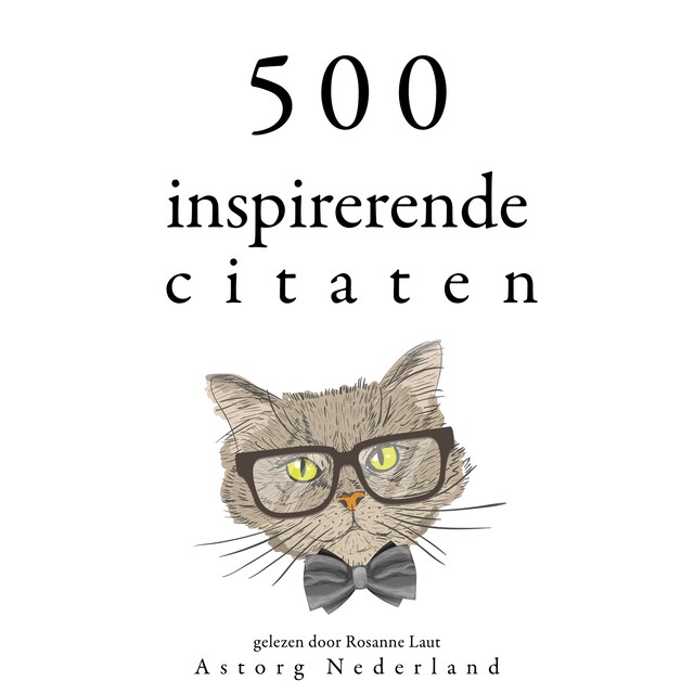 Kirjankansi teokselle 500 inspirerende citaten