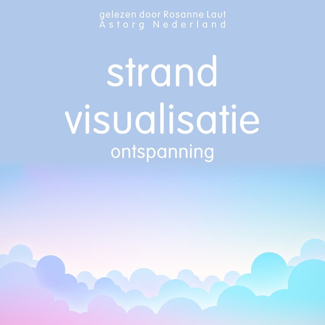 Boekomslag van strandvisualisatie ontspanning