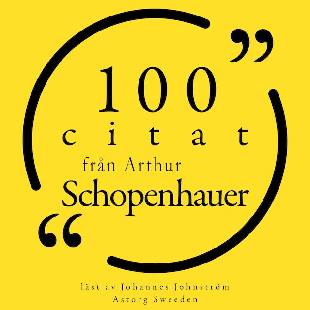 Bokomslag för 100 citat från Arthur Schopenhauer