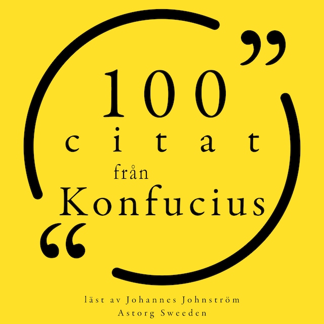 Buchcover für 100 citat från Konfucius