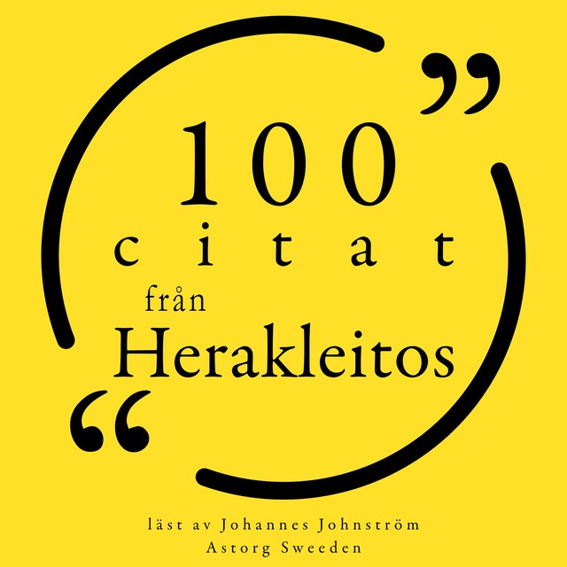 Portada de libro para 100 citat från Herakleitos