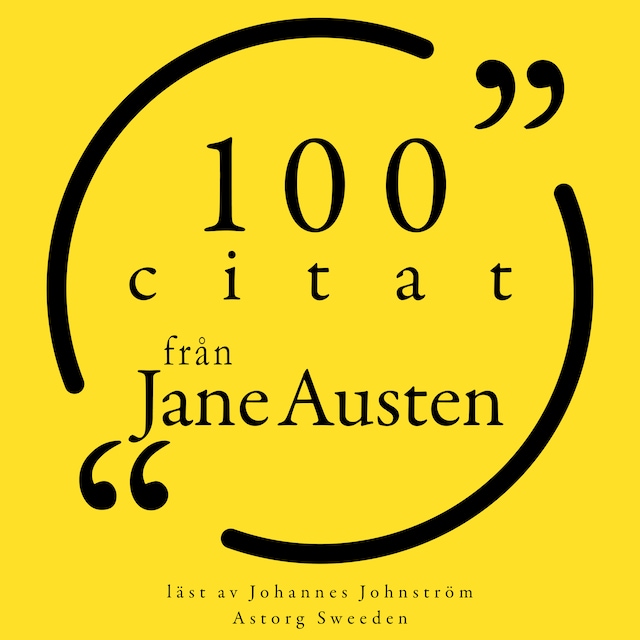 Portada de libro para 100 citat från Jane Austen