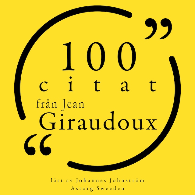 Book cover for 100 citat från Jean Giraudoux