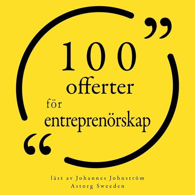 Buchcover für 100 offerter för entreprenörskap