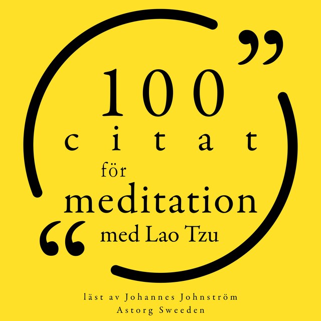 Book cover for 100 citat för meditation med Lao Tzu