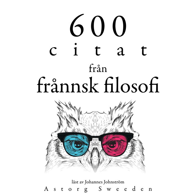 Okładka książki dla 600 citat från fransk filosofi