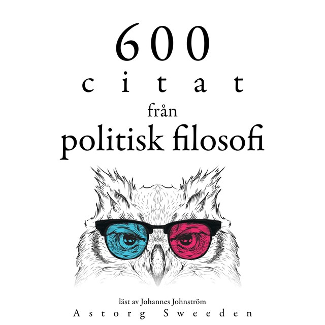 Okładka książki dla 600 citat från politisk filosofi