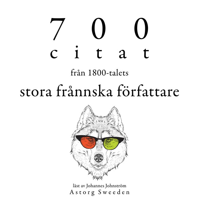 Bokomslag for 700 citat från de stora franska författarna på 1900-talet