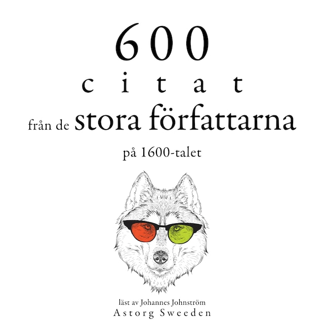 Okładka książki dla 600 citat från de stora författarna på 1600-talet