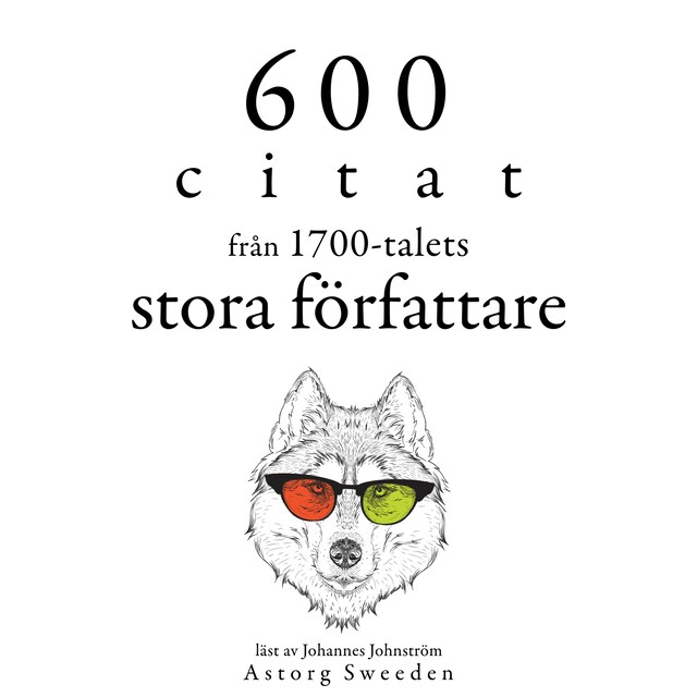 Portada de libro para 600 citat från 1700-talets stora författare