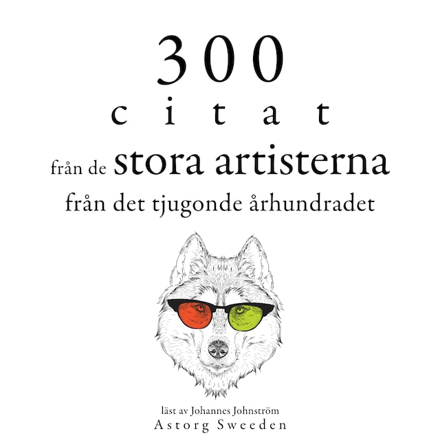 Okładka książki dla 300 citat från 1800-talets stora konstnärer
