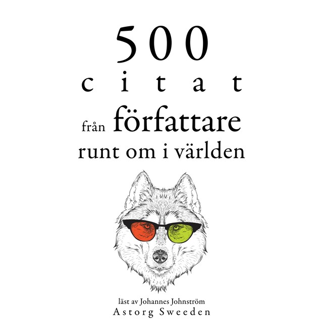 Buchcover für 500 citat från författare runt om i världen