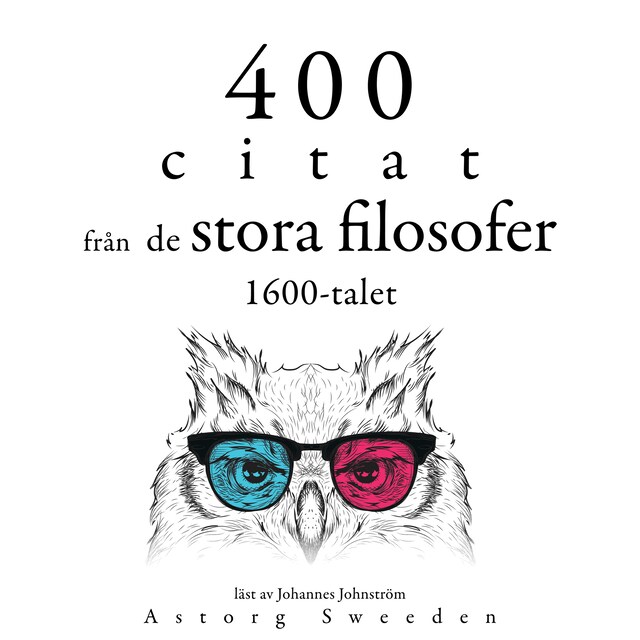 Boekomslag van 400 citat från 1600-talets stora filosofer