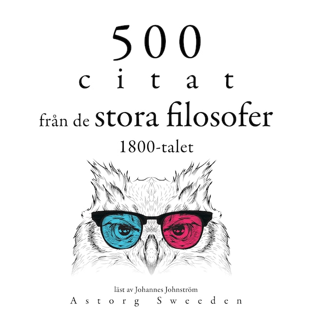 Boekomslag van 500 citat från 1800-talets stora filosofer