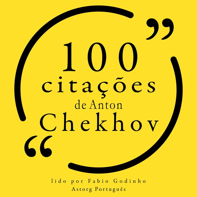 Couverture de livre pour 100 citações de Anton Chekhov