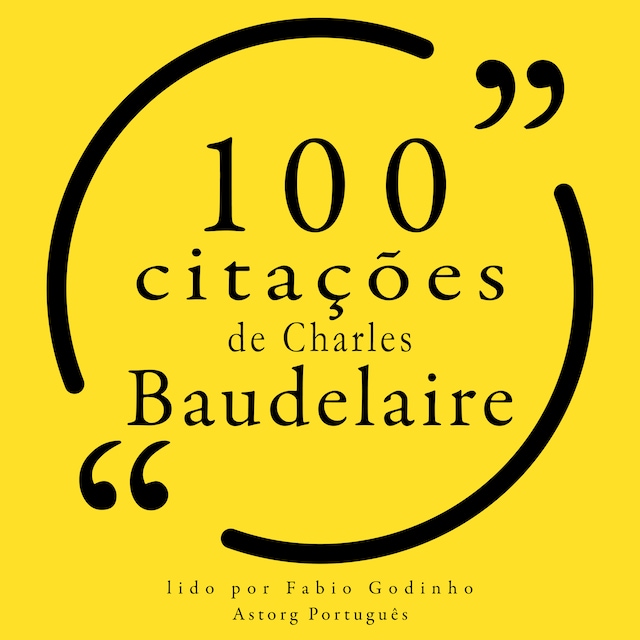 Boekomslag van 100 citações de Charles Baudelaire