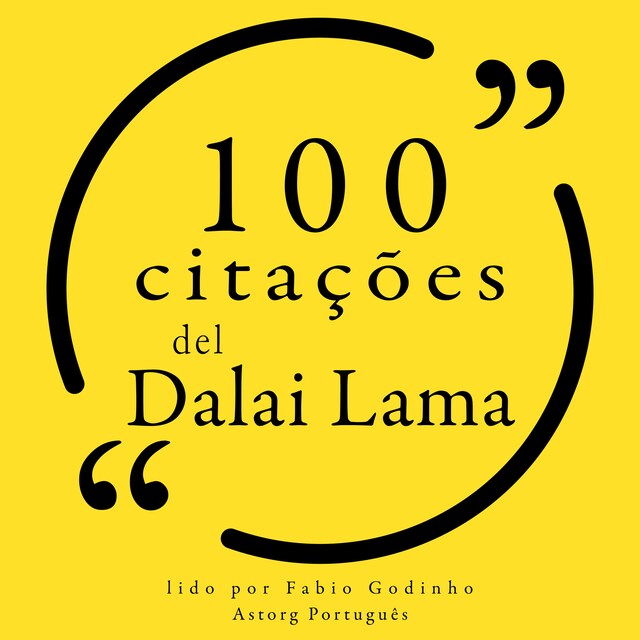 Portada de libro para 100 citações do Dalai Lama