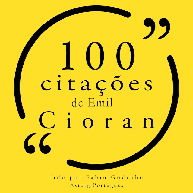 Boekomslag van 100 citações de Emil Cioran