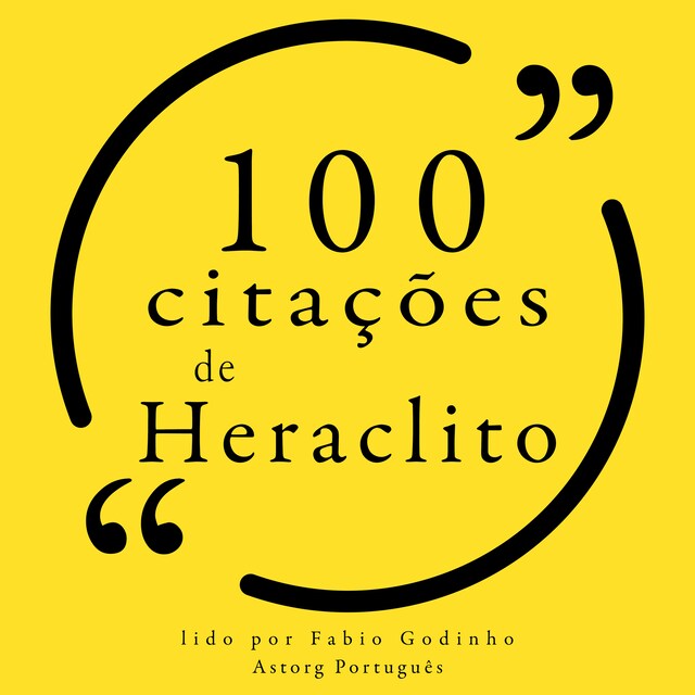 Couverture de livre pour 100 citações de Heráclito