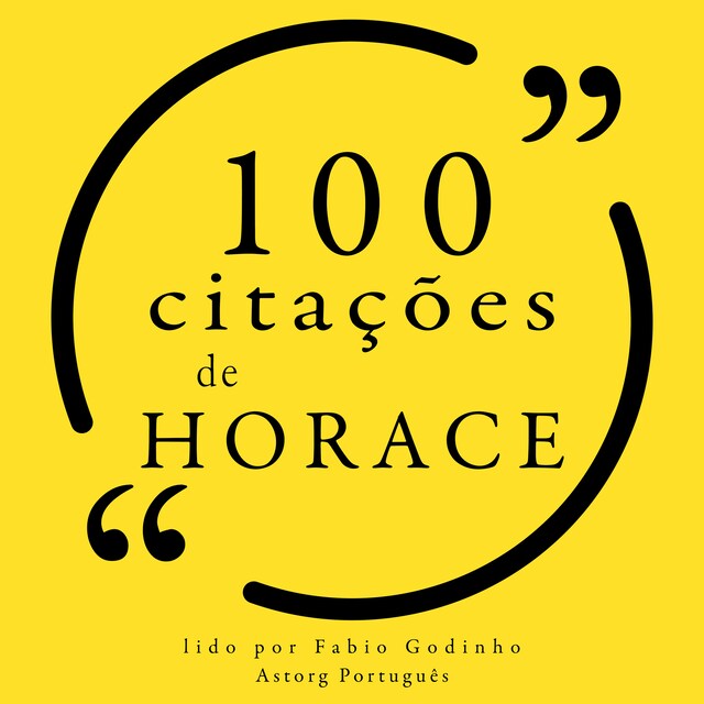 Buchcover für 100 citações de Horácio