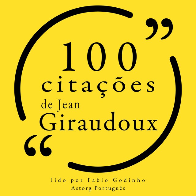 Buchcover für 100 citações de Jean Giraudoux
