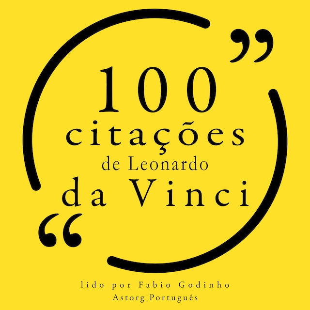 Bokomslag for 100 citações de Leonardo da Vinci