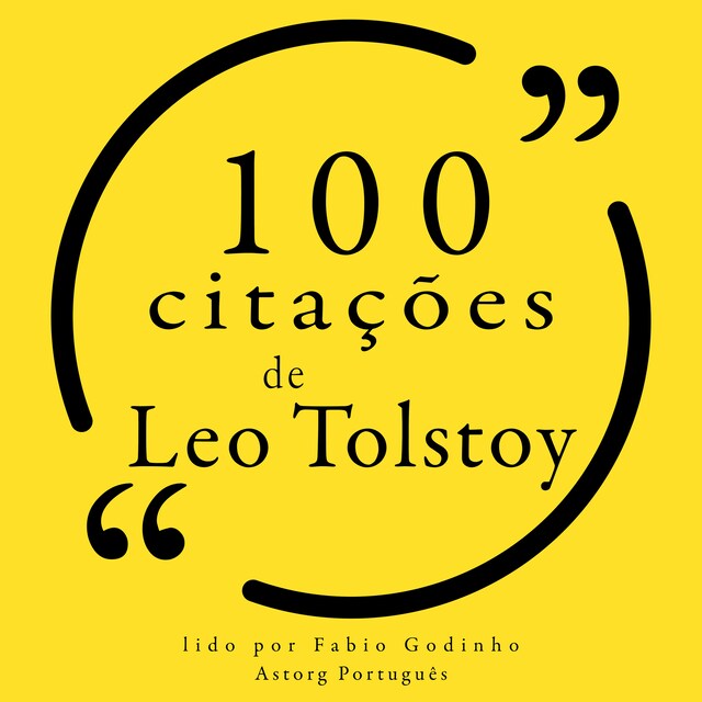 Buchcover für 100 citações de Leo Tolstoy