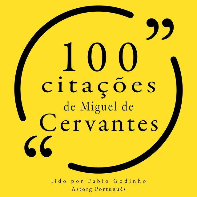 Buchcover für 100 citações de Miguel de Cervantes