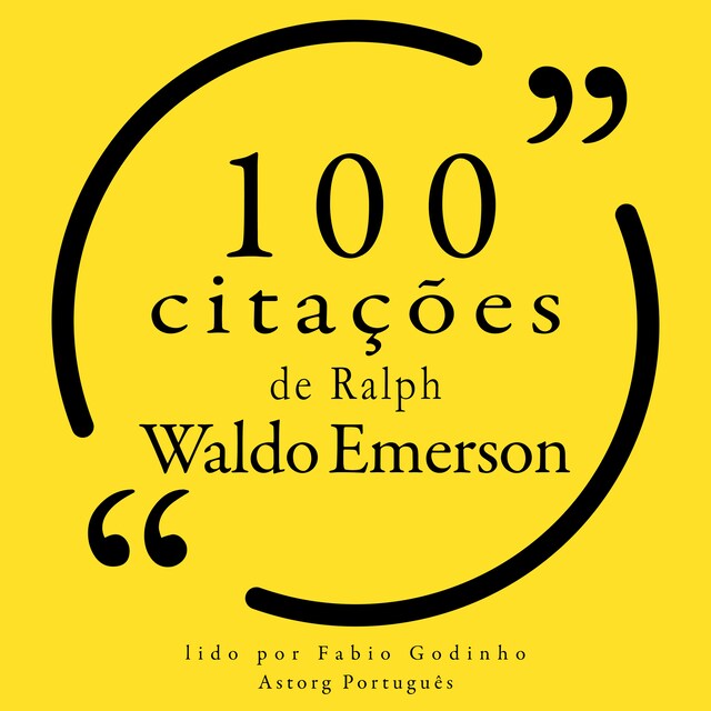 Copertina del libro per 100 citações de Ralph Waldo Emerson