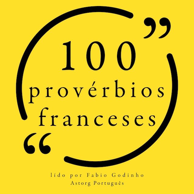 Book cover for 100 provérbios franceses